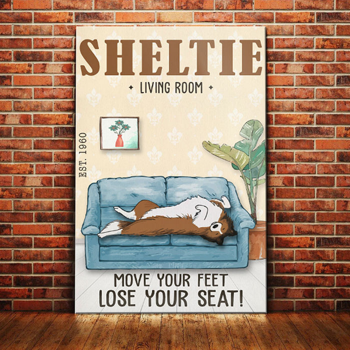 Shetland Sheepdog Living Room Canvas SAP0702 85O58 1