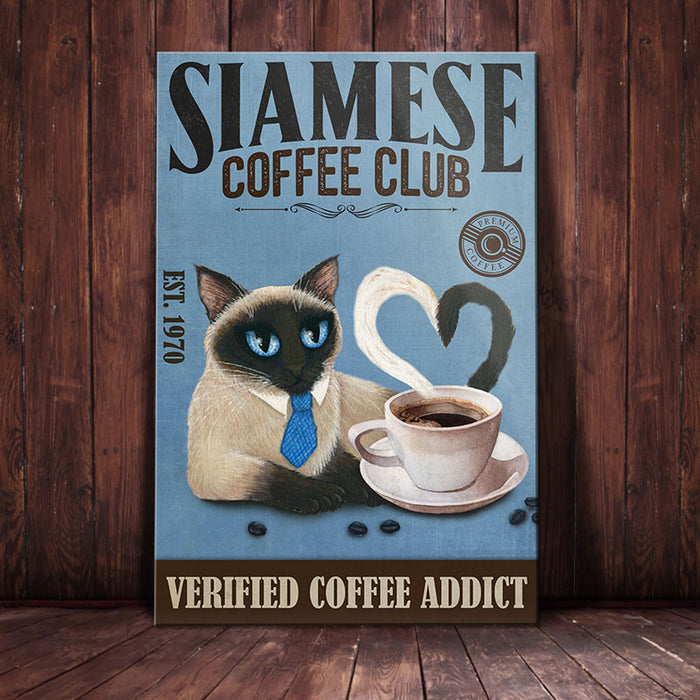 Siamese Cat Coffee Company Canvas MR1602 95O39 1