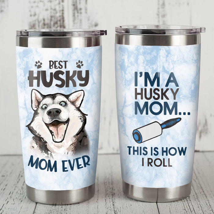 Siberian Husky Dog Steel Tumbler MR1301 68O43 1