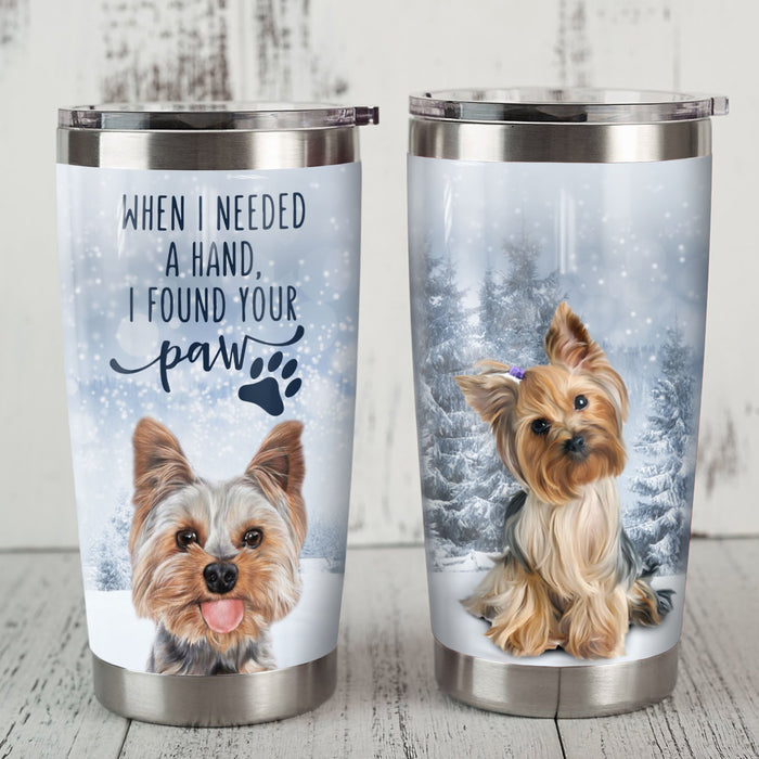 Yorkshire Terrier Dog Steel Tumbler MR1104 69O49 1
