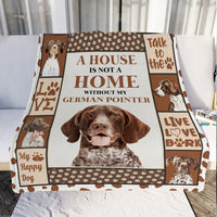 German Shorthaired Pointer Dog Fleece Blanket MR0401 68O31 thumb 1