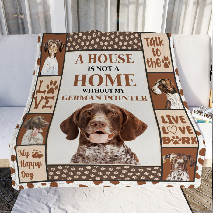 German Shorthaired Pointer Dog Fleece Blanket MR0401 68O31 1