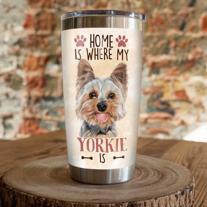 Yorkshire Terrier Dog Steel Tumbler FB0102 70O42 1