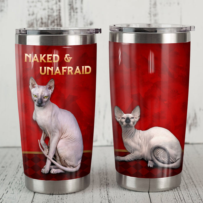Sphynx Cat Steel Tumbler MR1808 68O49 1