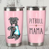 Pitbull Dog Mama Steel Tumbler 1