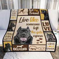 Cane Corso Dog Fleece Blanket MR0301 68O51 thumb 1