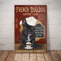 French BullDog Coffee Club Canvas SAP0603 67O36 thumb 1