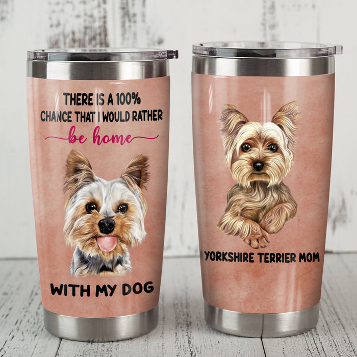 Yorkshire Terrier Dog Steel Tumbler MR1103 71O56 1