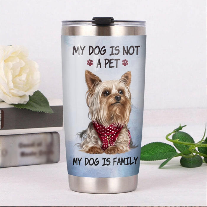 Yorkshire Dog Steel Tumbler MR1104 69O56 1