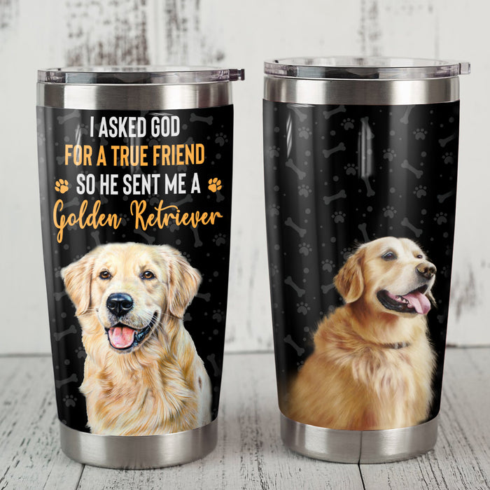 Golden Retriever Dog Steel Tumbler MR0704 71O56 1