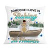 Personalized Love Fishing Memo Dad Grandpa Pillow JR196 30O57 1