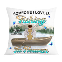 Personalized Love Fishing Memo Dad Grandpa Pillow JR196 30O57 thumb 1