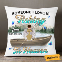 Personalized Love Fishing Memo Dad Grandpa Pillow JR196 30O57 thumb 1