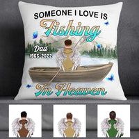 Personalized Love Fishing Memo Dad Grandpa Pillow JR196 30O57 thumb 1