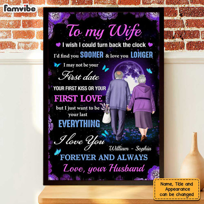 Personalized To My Wife Love Moon Poster JL31 32O47 1