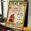 Personalized To My Wife I Didn't Marry You Poster JL51 32O28 1