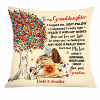 Personalized Daughter Love Tree Pillow JL55 30O34 thumb 1