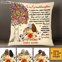 Personalized Daughter Love Tree Pillow JL55 30O34 thumb 1