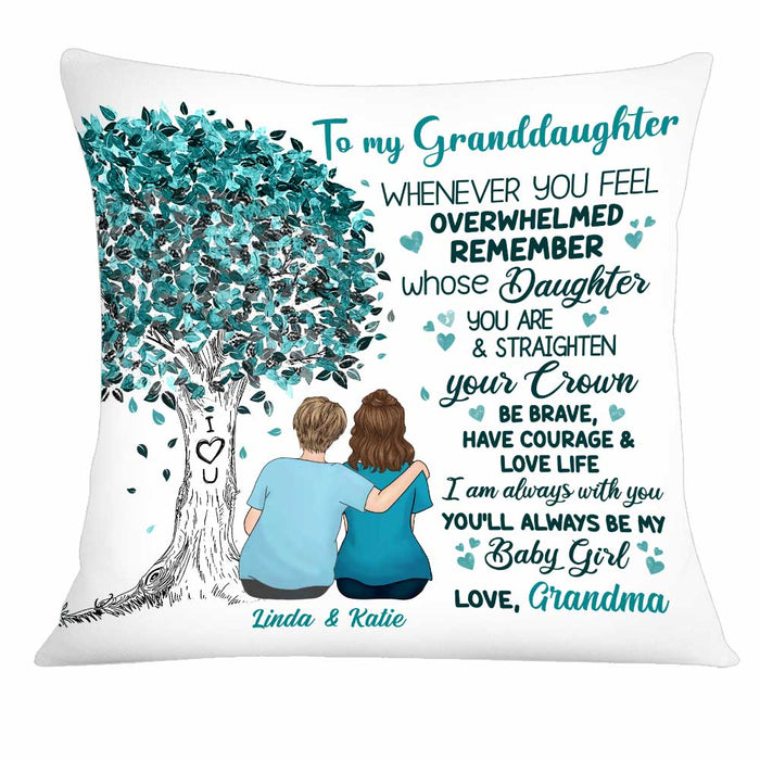 Personalized Granddaughter Tree Pillow JL51 23O34 1