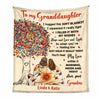 Personalized Granddaughter Love Tree Blanket JL53 30O34 1