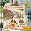 Personalized Granddaughter Love Tree Blanket JL53 30O34 1