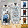 Personalized To My Husband Old Couple Steel Tumbler JL54 32O31 1