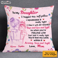 Personalized Daughter Hug This Pillow JL52 30O53 thumb 1