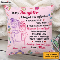 Personalized Daughter Hug This Pillow JL52 30O53 thumb 1