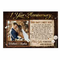 Personalized Anniversary The Day Photo Poster JL54 23O47 thumb 1