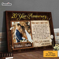 Personalized Anniversary The Day Photo Poster JL54 23O47 thumb 1