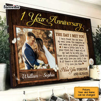 Personalized Anniversary The Day Photo Poster JL54 23O47 thumb 1