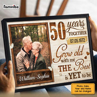 Personalized Anniversary Grow Old Photo Poster JL56 23O47 thumb 1