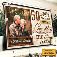 Personalized Anniversary Grow Old Photo Poster JL56 23O47 thumb 1