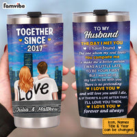 Personalized Husband Steel Tumbler JL63 85O53 thumb 1