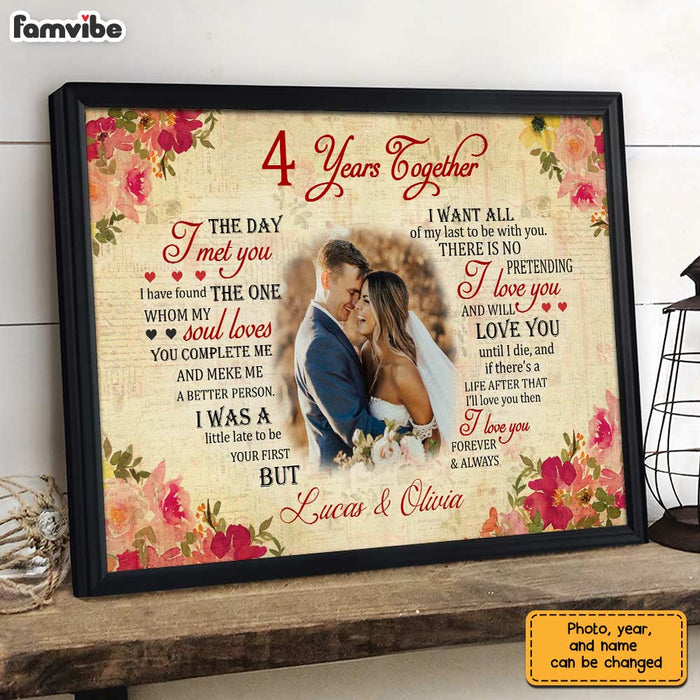 Personalized Anniversary The Day Photo Poster JL61 23O28 1