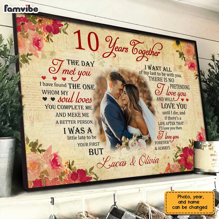 Personalized Anniversary The Day Photo Poster JL61 23O28 1