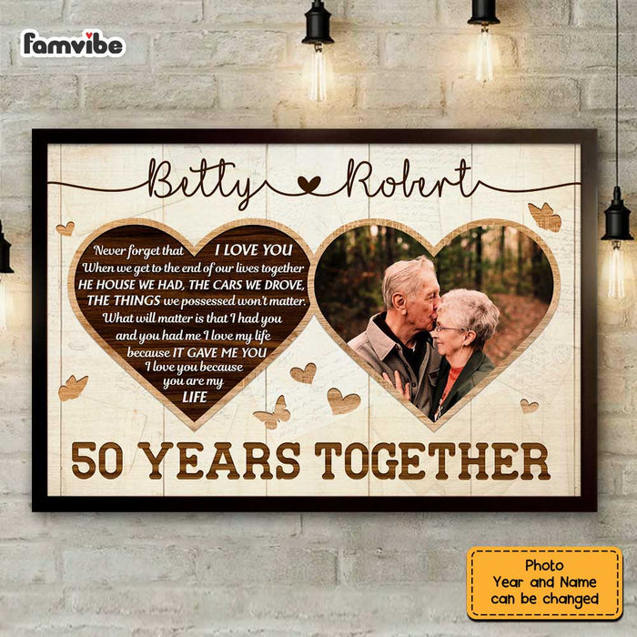 Personalized Anniversary I Had You Photo Poster JL63 23O47 1