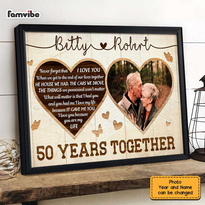 Personalized Anniversary I Had You Photo Poster JL63 23O47 1