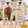 Personalized To My Husband Old Couple Steel Tumbler JL73 32O28 1