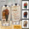 Personalized To My Husband Old Couple Steel Tumbler JL73 32O28 1