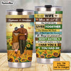 Personalized To My Wife Sunflowers Steel Tumbler JL72 32O53 1