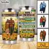 Personalized To My Wife Sunflowers Steel Tumbler JL72 32O53 1