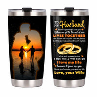 Personalized Husband Steel Tumbler JL114 85O47 thumb 1