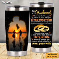 Personalized Husband Steel Tumbler JL114 85O47 thumb 1