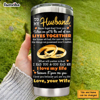Personalized Husband Steel Tumbler JL114 85O47 thumb 1