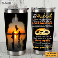 Personalized Husband Steel Tumbler JL114 85O47 thumb 1