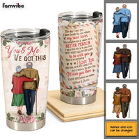 Personalized Old Couple The Day We Met Steel Tumbler JL63 30O31 thumb 1