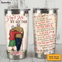Personalized Old Couple The Day We Met Steel Tumbler JL63 30O31 thumb 1
