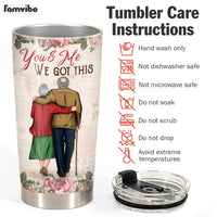 Personalized Old Couple The Day We Met Steel Tumbler JL63 30O31 thumb 1