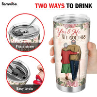 Personalized Old Couple The Day We Met Steel Tumbler JL63 30O31 thumb 1